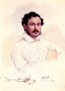 Dekabristin herttua Dmitri Shchepin-Rostovskin muotokuva 1798-1858, 1839 tekijältä Nikolai Alexandrovich Bestuzhev