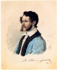 Dekabristin Pjotr Svistunovin muotokuva 1803-1889, 1836 tekijältä Nikolai Alexandrovich Bestuzhev