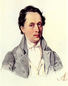 Leopold Niemirowskin muotokuva 1810-1883, 1843 tekijältä Nikolai Alexandrovich Bestuzhev