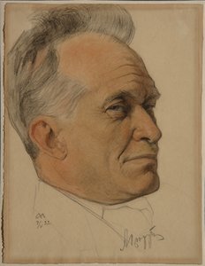Aleksanteri Dmitrievich Tsiurupan muotokuva 1870-1928, 1922