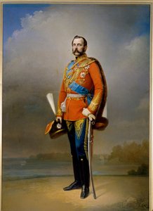 Venäjän keisari Aleksanteri II:n (1818-1881) muotokuva (tunnetaan nimellä Le Liberator). Nikolai Andreevich Lavrovin (1820-1875) maalaus öljy kankaalle tekijältä Nikolai Andreevich Lavrov