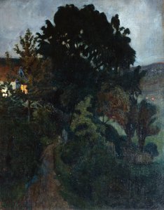Syksyinen hämärä puutarhassa tekijältä Nikolai Astrup