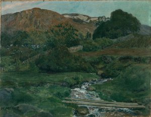 Valoisa yö Jolsterissa, noin 1907 tekijältä Nikolai Astrup