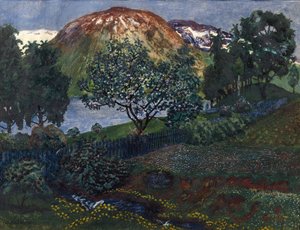 Kesäkuun ilta puutarhassa tekijältä Nikolai Astrup