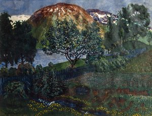 Kesäkuun ilta puutarhassa tekijältä Nikolai Astrup