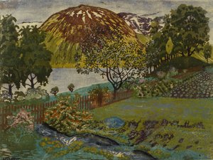 Kesäkuun ilta puutarhassa tekijältä Nikolai Astrup
