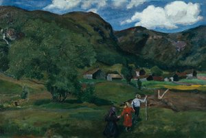 Leikkivät lapset tekijältä Nikolai Astrup