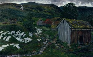Sateisen sään tunnelmaa tekijältä Nikolai Astrup