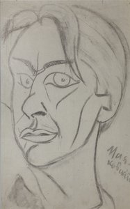 Poet Vladimir Mayakovsky 1893-1930, 1913. 