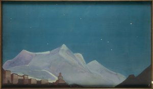 Hemis, luostari / N.K. Roerichin maalaus tekijältä Nikolai Konstantinowitsch Roerich