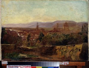 Firenze (Italia) (Firenze). Nikolai Nikolajevitš Ge (gay) (1831-1894) maalaus öljy kankaalle
