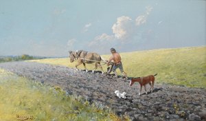 Pellon kyntäminen, 1899