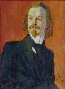 Konstantin Balmontin muotokuva tekijältä Nikolai Pavlovich Ulyanov