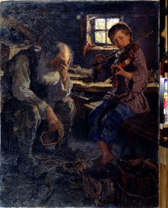Talent (Talent). Nikolai Petrovich Bogdanov Belsky (Bogdanov-Belsky) (Bogdanov-Belsky) (Bogdanov-Belsky) (1868-1945) kuva. Huile herra toile