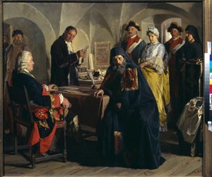 Prinsessa Praskovia Iousoupova (Yusupova) (1795-1820) ennen kuin hänestä tuli nunna. Nicolas (Nikolai) Nevrevin (1830-1904) maalaus öljy kankaalle