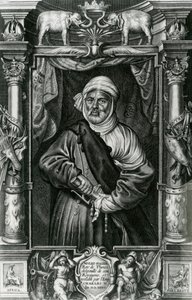 Abu l-Hasan Ali, jota kutsutaan myös Muley Hacéniksi, 1535 tekijältä Nikolaus van der Horst