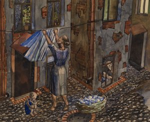 Vanha piha, 1930 tekijältä Nikolay Ivanovich Evgrafov