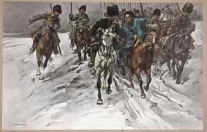 Kenraali Mistchenkon kiertue, kuvitus "Manchuria: kuvia Venäjän ja Japanin sodasta", toimittanut A. Martynoff, Pietari