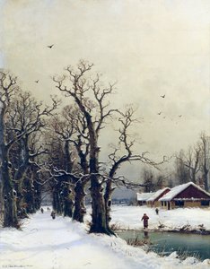 Talvimaisema, 1800-luku