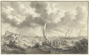 Padon murto lähellä Kampenia, 1775 tekijältä Noach van der Meer (II)