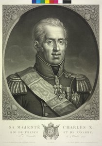 Ranskan kuningas Kaarle X tekijältä Noel Francois Bertrand