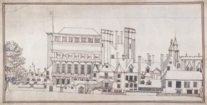 Whitehall ja Holbein Gate ja Inigo Jones