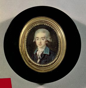 Kreivi Hans Axel von Fersenin (1755-1810) muotokuvaminiatyyri.
