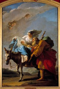 Lento Egyptiin. Jouluhallin maalaus (1711-1781)