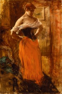 La Toilette (öljy kankaalle)