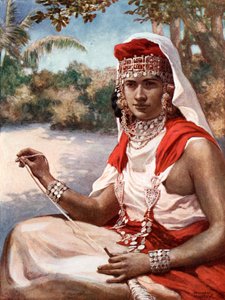 Kabyle nainen Algeriasta