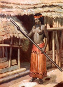 Kenia-Kayan Girl: Sarawak, Borneo
