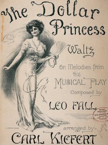 Juliste musikaalista "Dollariprinsessa"