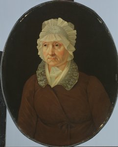 Vanhan naisen muotokuva, n. 1800