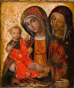 Neitsyt Maria, Kristus ja Pyhä Anna, n. 1500-1600 (öljy ja paneeli)
