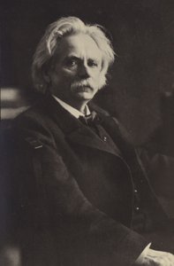 Edvard Grieg, norjalainen säveltäjä ja pianisti (1843-1907).