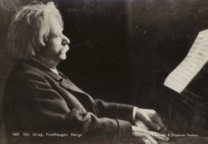 Edvard Grieg Troldhaugenissa, Norjassa tekijältä Norwegian Photographer