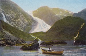 Norge / Norja: Bondhusbraeen (värillinen kuva): Bondhusbraeen (värillinen kuva) tekijältä Norwegian Photographer