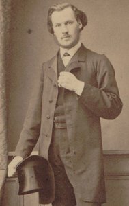 Säveltäjä Charles Lenepveun muotokuva 1840-1910, 1870. tekijältä Numa Blanc