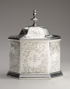 Teekanisteri, 1845 tekijältä Obadiah Rich