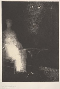 Alla näin ihmismuodon höyryiset muodot, 1896. tekijältä Odilon Redon