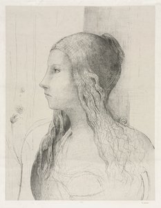 Brünnhilde jumalien hämärässä tekijältä Odilon Redon