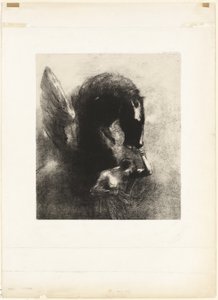 Vangittu Pegasus tekijältä Odilon Redon
