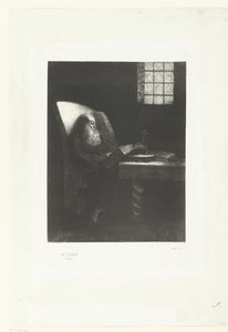 Lukija Le Liseur (otsikko esineessä) Rodolphe Bresdinin muotokuva tekijältä Odilon Redon