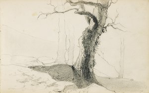 Piirustus albumista nimeltä "The Baskimaa", 1862-63 tekijältä Odilon Redon
