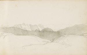Piirustus albumista nimeltä "The Baskimaa", 1862-63 tekijältä Odilon Redon