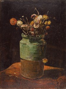 Kukkia maljakossa tekijältä Odilon Redon