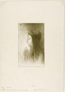 Ferdinand Héroldin Chevaleries Sentimentalesin etukappale, 1893 tekijältä Odilon Redon