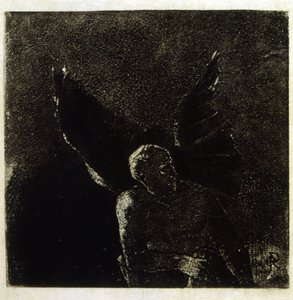 Odilon Redonin kuvitus Baudelairen teokseen "Les Fleurs du Mal". 1891. tekijältä Odilon Redon