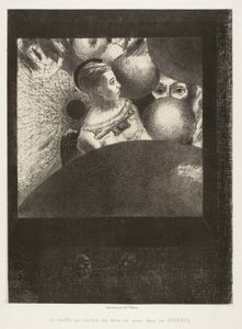 In the Spheres (Eläviä olentoja johtava hengitys on myös sfääreissä), levy viisi Edgar Poelle tekijältä Odilon Redon