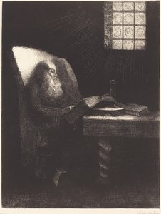 Lukija (The reader) tekijältä Odilon Redon